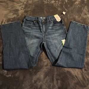 Wonder Nation straight fit blue jeans in size 14 (boy).